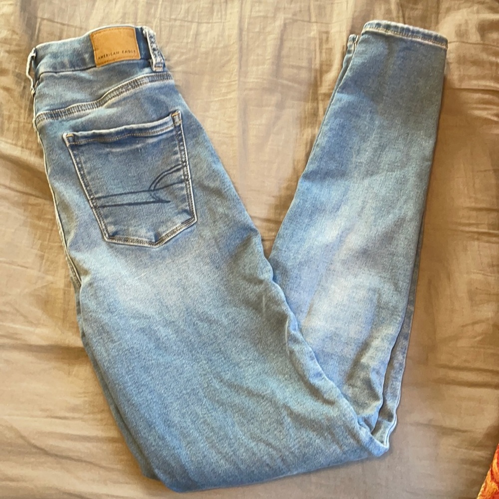 Curvy American Eagle skinny jeans, new!